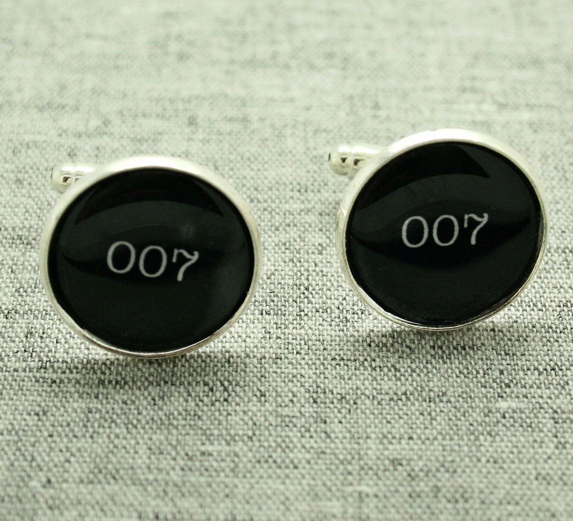 007 James Bond Inspired Cufflinks Gift Etsy