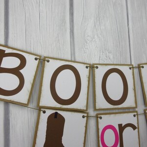 Boots or Bows Banner, Boots or Bows, Gender Reveal Decor, Gender Reveal ...