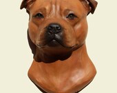 staffordshire bull terrier sculpture