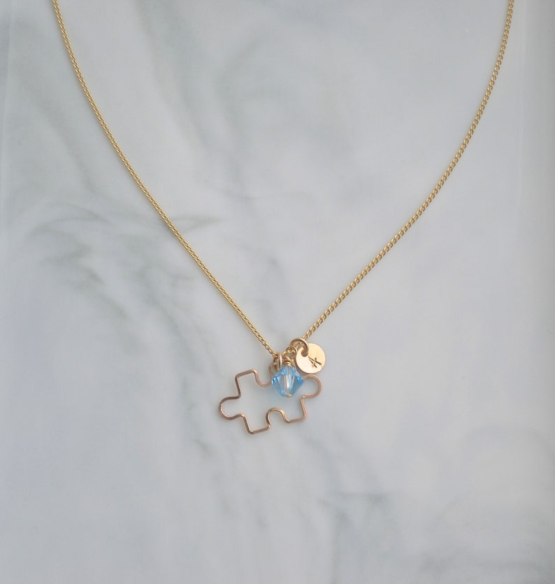 Personalized 14kt Gold Filled Petite Triangle Initial Necklace Personalized 14kt Gold Filled Petite Triangle Initial Necklace