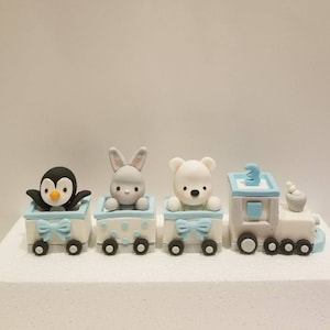 Winter Train Cake Topper