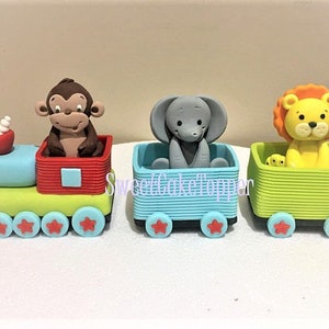 Safari Animals on the Train - 1 set