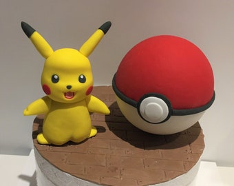 Pokémon Inspired Cake Topper