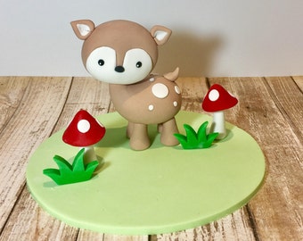 Deer Fondant Cake Topper