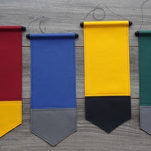 Long Pin Banner - Enamel Pin Display - Pick Your Color!