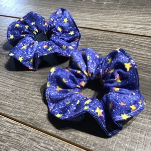 Star Scrunchie - Space Scrunchie - Flat Scrunchie