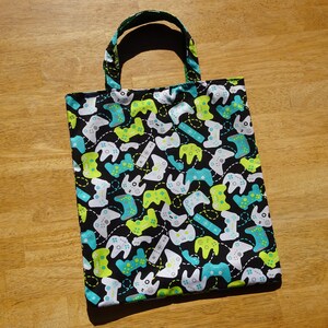Game Controller Tote Bag - Gamer Reusable Shopping Bag