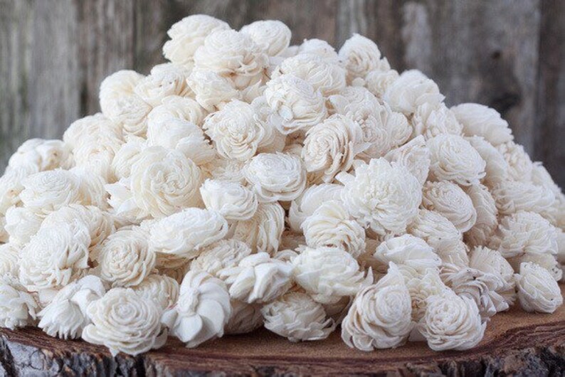 Bulk Miniature Chorki Sola Flowers Flower Value Pack of mini chorki Sola Flowers Balsa Wood Flowers DIY SET OF 500 Wood Sola Flowers