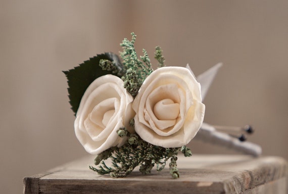 Miniature Rose Sola Flower Boutonniere