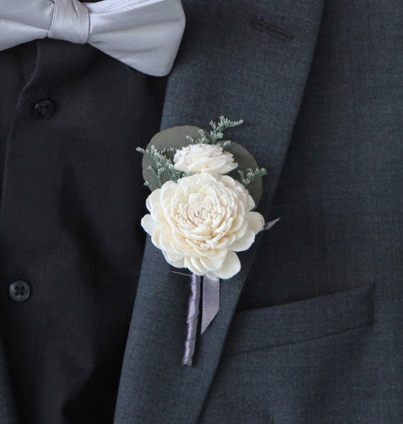 Traditional Keepsake  Pin On Boutonniere - Customizable