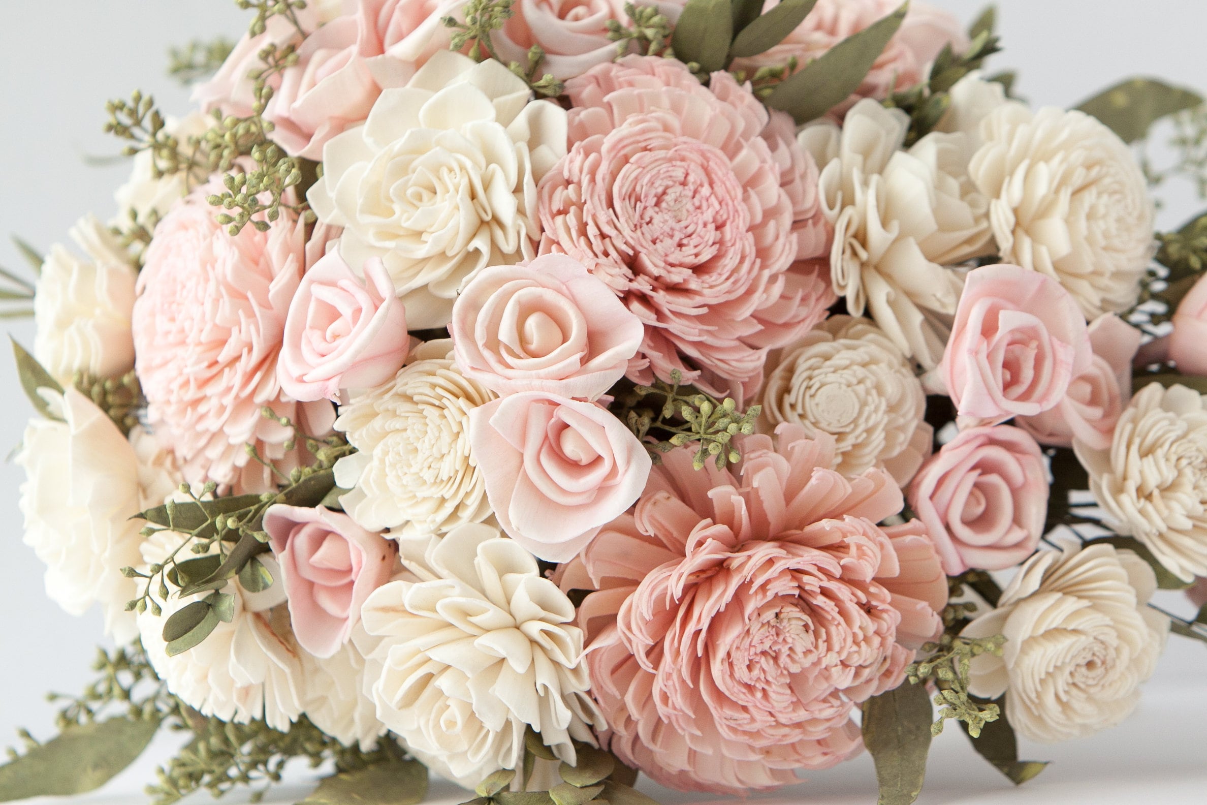 Blush Pink Teardrop Bridal Bouquet
