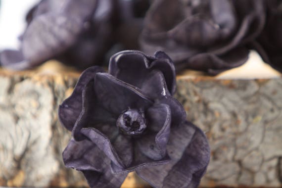 Navy Blue Sola Magnolia Flowers- SET OF 30