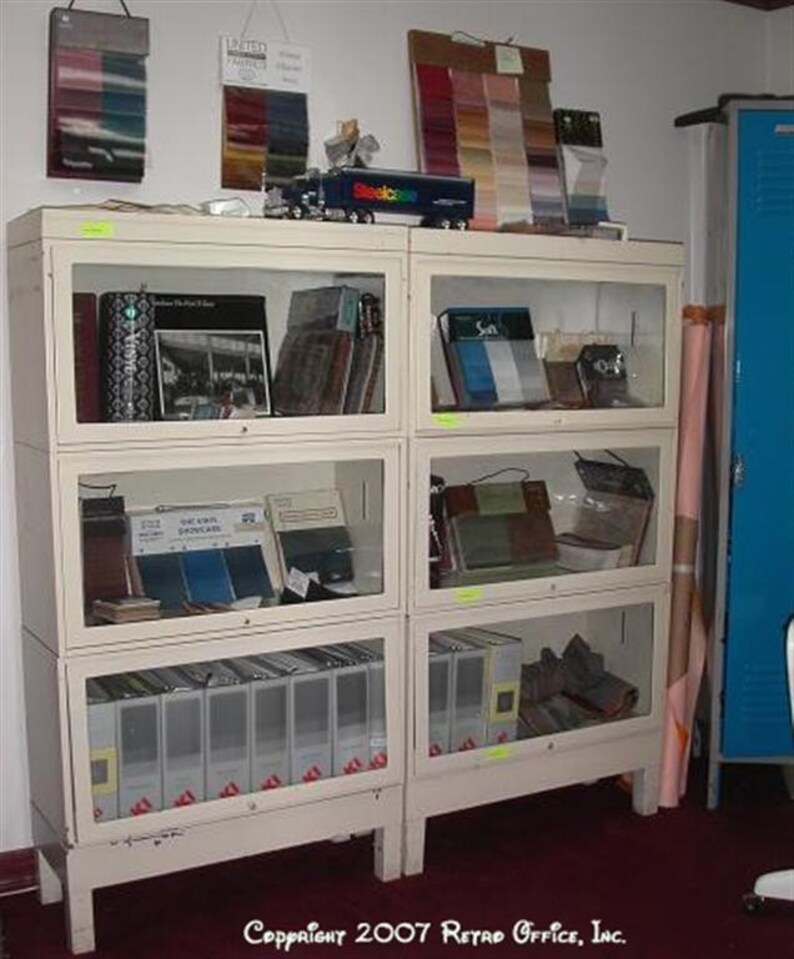 Globe Werenicke Vintage Steel Lawyers Bookcase Steel | Etsy