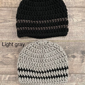 Adult men's crocheted beanie Bild 3