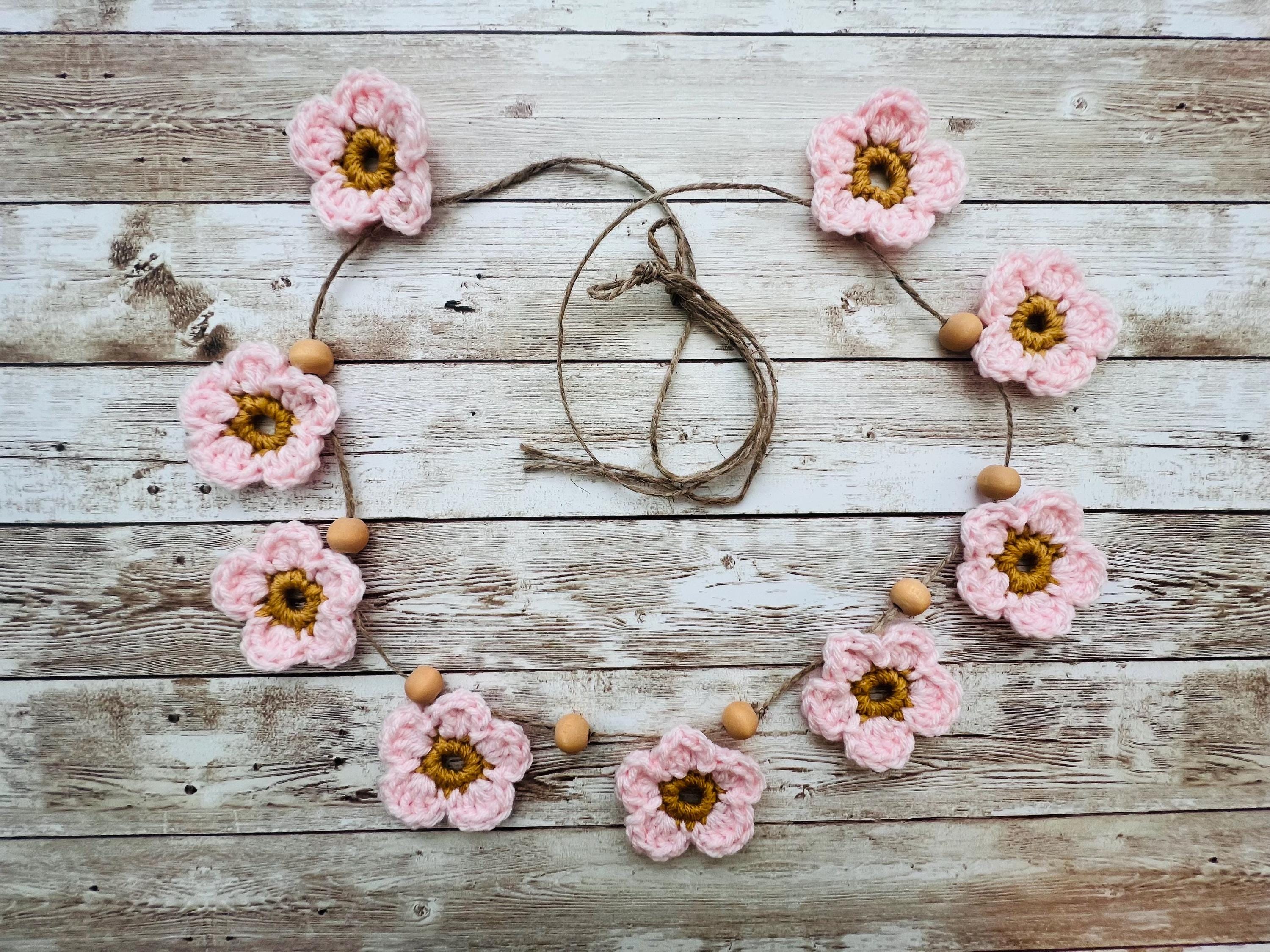 Crochet Cherry Blossom Garland Pattern - Etsy