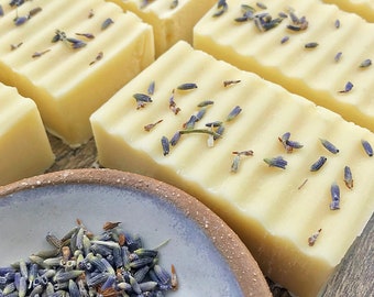 Vegan Coconut Milk Soap, Lavender Lemon- Happy Suds