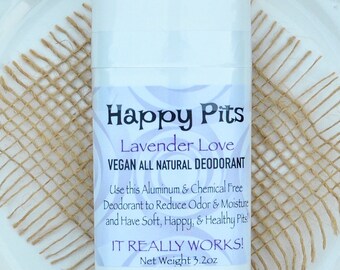 Lavender Love Happy Pits Vegan Deodorant!