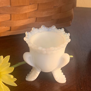Boyd Glass Forget Me Not Toothpick Holder