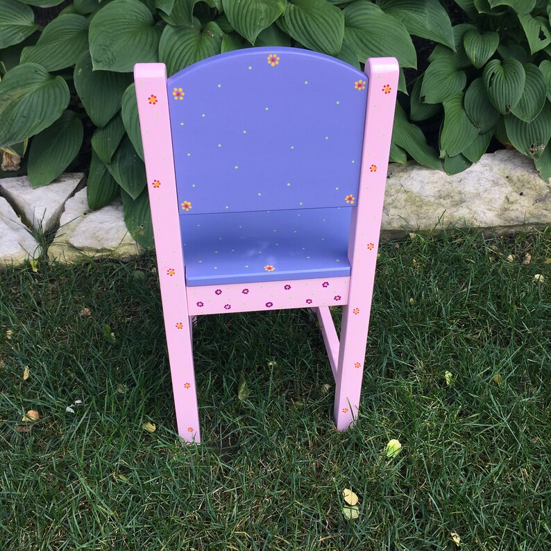 Chair for School Room Childrens Hand painted Chair Chair for childrens room Baby shower gift