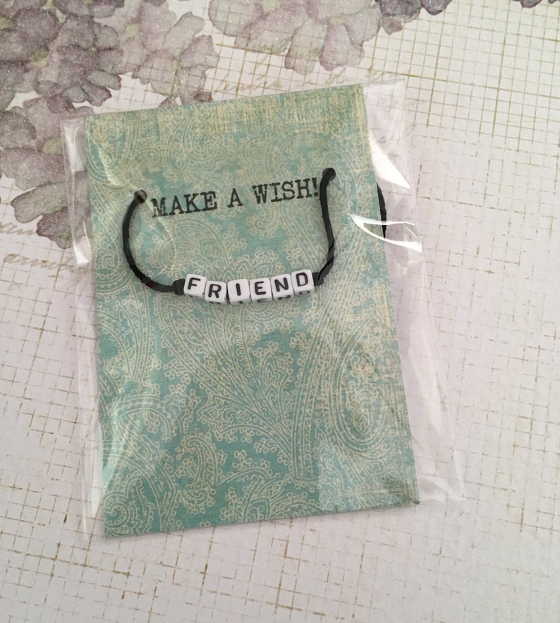 minimal bracelet Wish bracelet Charm bracelet -VSCO Bracelet- Girl gift stocking stuffer friendship bracelet