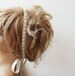 Bridal Pearl Headband, Lace İvory Pearl Head Piece,   Wedding Bridal Hair Accessory, Vintage Style, wedding Hair  accessory 