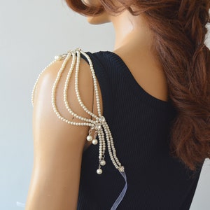Pearl Detachable Sleeves for Wedding Gowns image 2