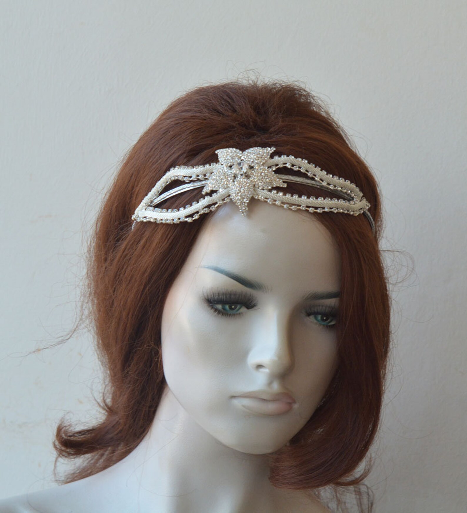 Gold Bridal Tiara Headband Wedding Crown Rhinestone Crown Etsy