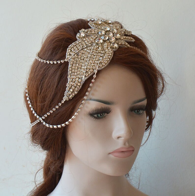 Wedding Accessories for Bride, Bridal Hair Piece, Crystal Headband, Rhinestone Headpiece, Bridal Hair Halo, Head Piece for Bride image 3