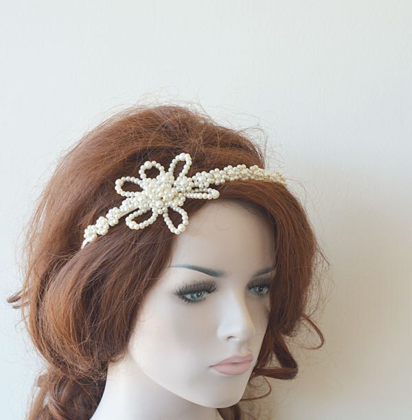 Pearl Bridal Tiara Wedding Wreaths Wedding Hair Accessories - Etsy