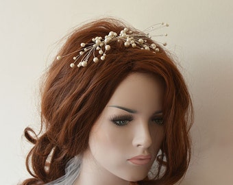 Pearl Hair Comb For Wedding, Elegant Bridal Hair Piece