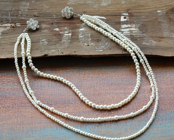 Single Pearl Drop Back Necklace – Ettika