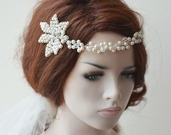Pearl Hair Piece For Wedding, Bridal Hair Comb, Hair Accessories