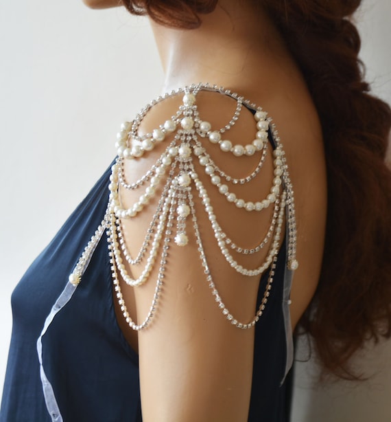 Accessoire De Cheveux De Mariage Pour Mariée - Perle - Cristal