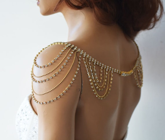 Shoulder necklace online discount