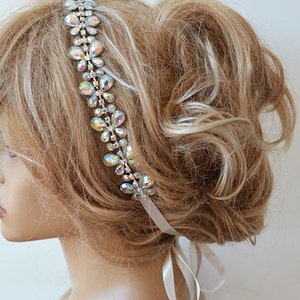 Sparkle Rhinestone Hair Piece For Wedding, Vintage Inspiration  Hair Accessory