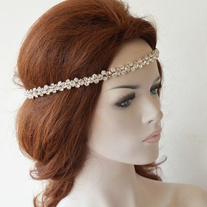 Rhinestone Wedding Hair Piece,  Bridal Hair Accessory For Bride