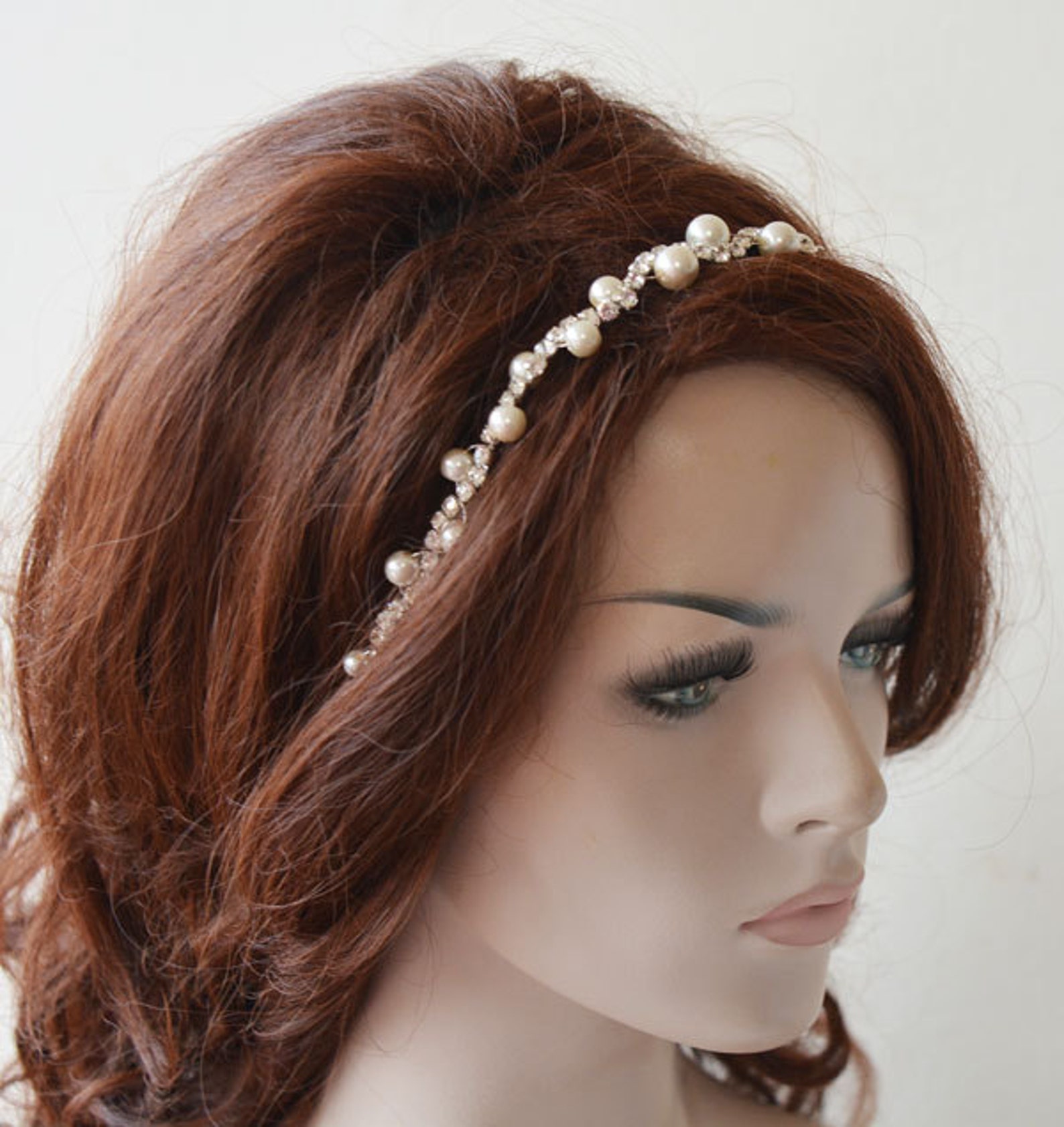 Pearl Headpiece Wedding Hairpiece Bridal Hair Accessories Etsy