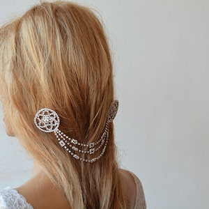 Wedding Hair Accessory, Rhinestone Headpiece, Wedding Hair Comb