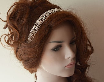 Bridal Hair Accessories, Rhinestone Wedding Hair Piece