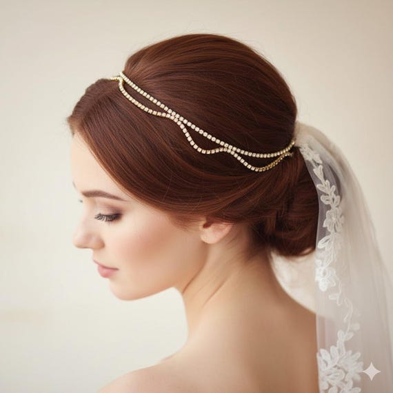 Wedding Crystal Hair Piece, Bridal Elegant Accessories for  display picture 3