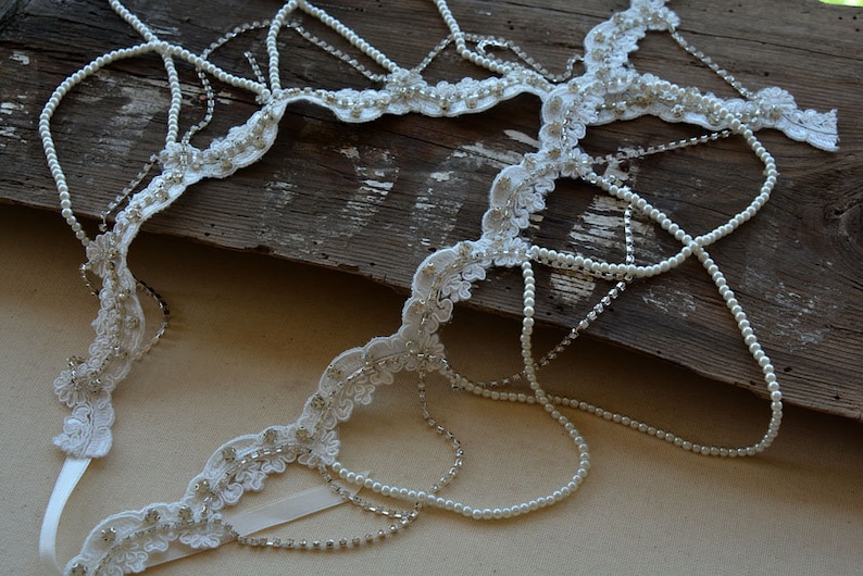 lace bridal straps
