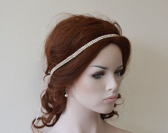 Wedding Crystal Headpiece For Bride, Bridal Rhinestone Hair Accessories