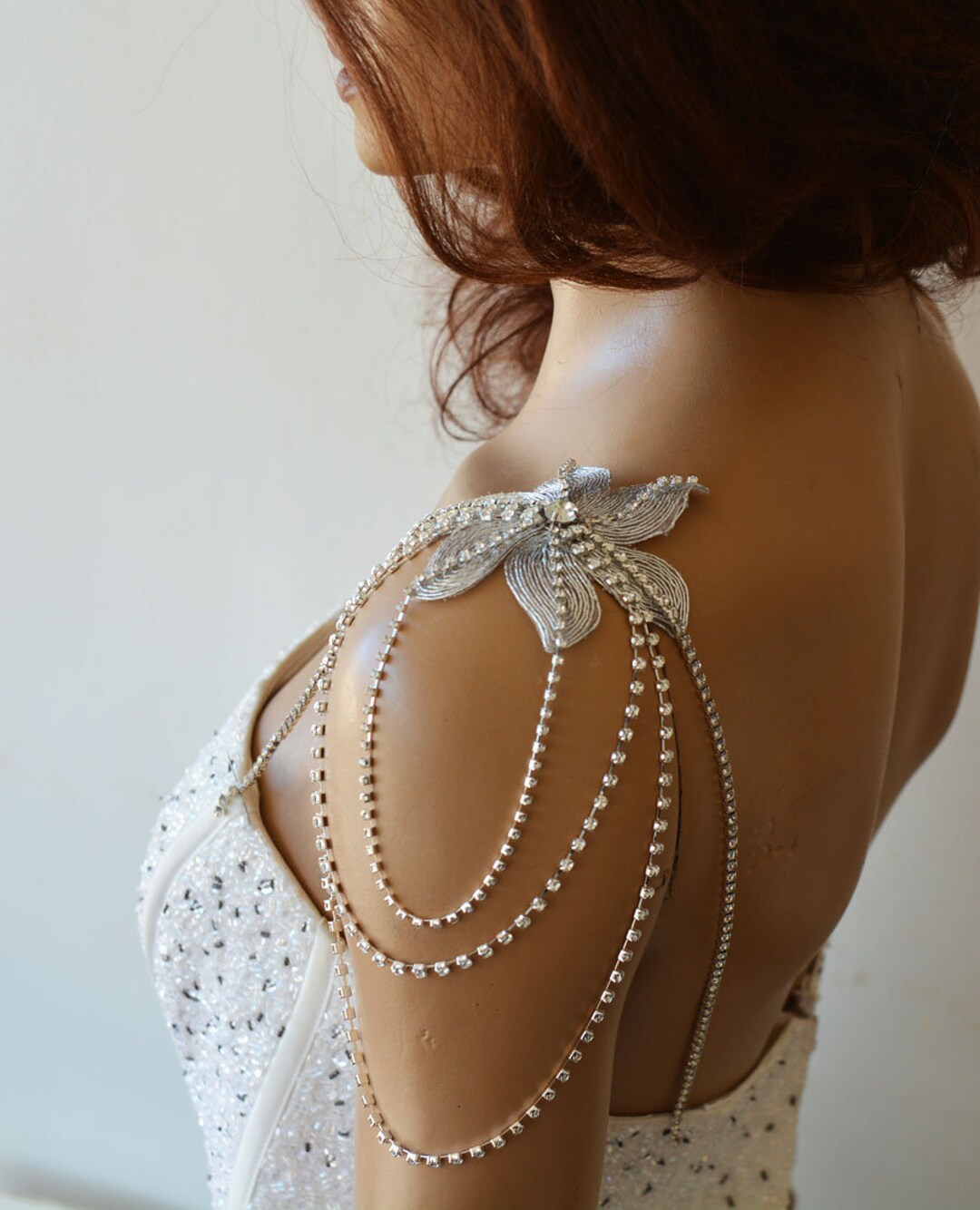 Sparkly Rhinestone Bra Straps Glitter Crystal Wedding Shoulder Strap