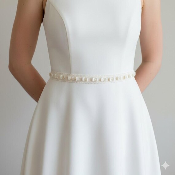 Vintage style bridal sash MICHELLE SASH- SILVER – Camilla Christine main image 2