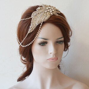 Wedding Accessories for Bride, Bridal Hair Piece, Crystal Headband, Rhinestone Headpiece, Bridal Hair Halo, Head Piece for Bride image 1