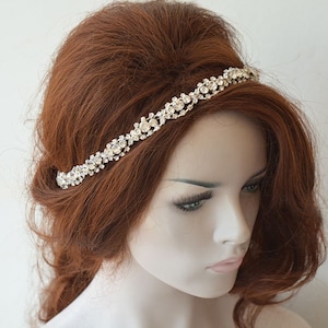 Rhinestone Wedding Headpiece, Bridal Crystal Hair Piece, Hair Accessories