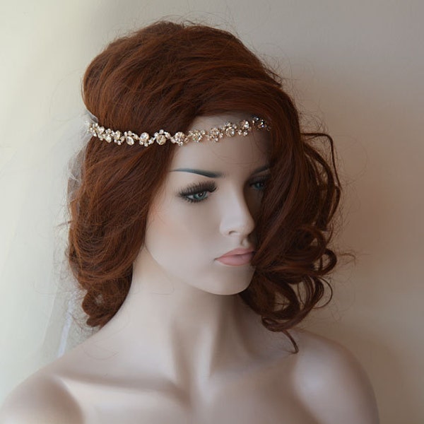 Wedding Crystal Hair Piece For Bride, Bridal Elegant Hair Accessory
