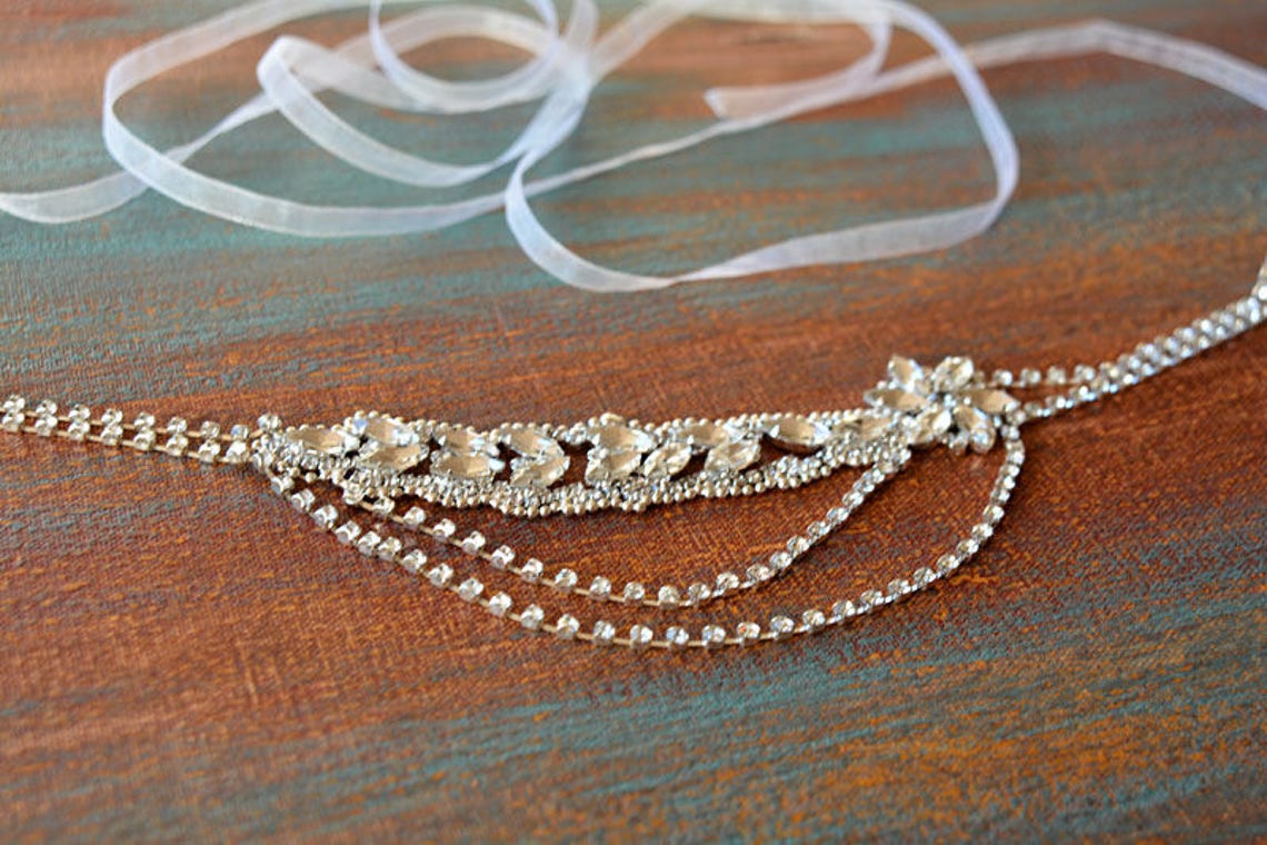 rhinestone wedding headpiece