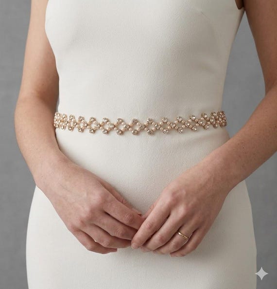 beaded belt for bridesmaid dress HONGMEI womens Rhinestone Thin Bridal Wedding Handmade Sash Bride Bridesmaid Belt Dress, Black, One Size at Amazon Women's Clothing store