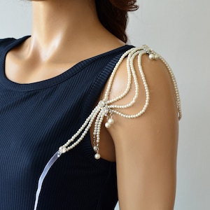 Pearl Detachable Sleeves for Wedding Gowns image 5